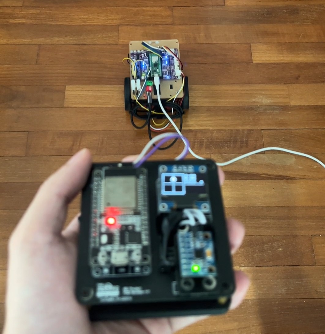 Robotic car with remote